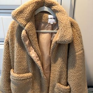 I AM GIA teddy bear coat